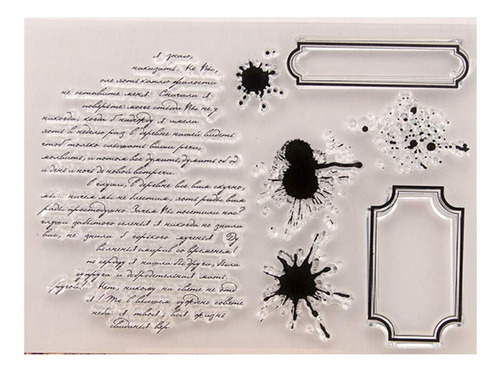 Ink Marks Dots Sello Decorativo Para Album Recorte Diseño