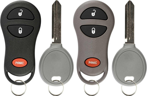 Keyless Entry Fob Remote Uncut Ignition Car Key   For J...