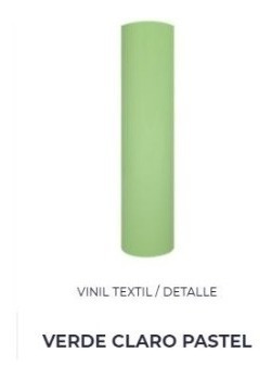 Vinil Textil Detalle Verde Pastel 50cm X 2m