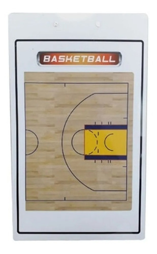 Imagen 4 de 4 de Tabla Pizarra Tactica Basket 40cm. X 24cm. Marcador Pvc