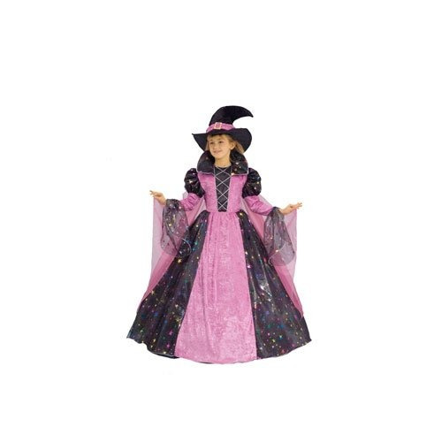 Disfraz Para Niña Bruja Talla Medium (8-10)- Halloween