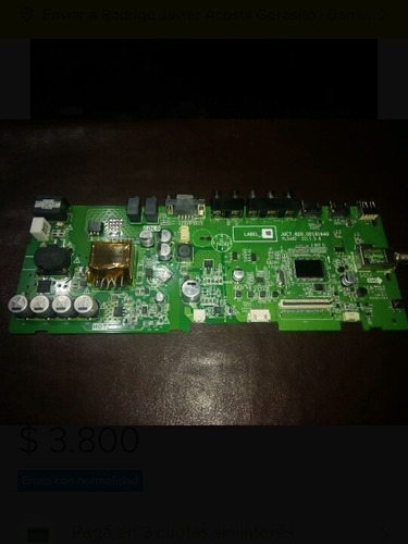 Placa Main Y Fuente Tv Noblex Modelo Dh24x4100x