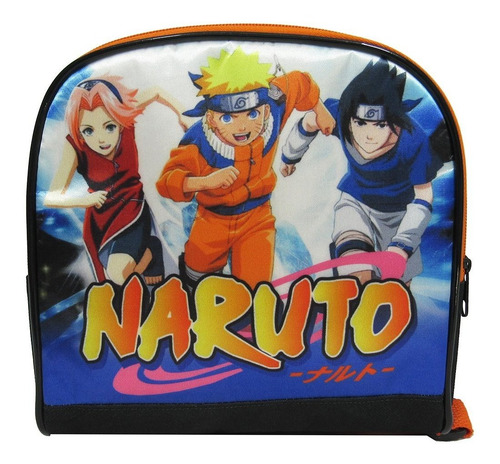Kit Escolar Infantil Mochila Costas Naruto Tamanho G