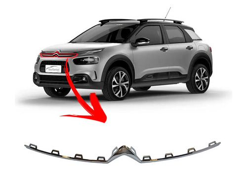 Friso Grade Inferior Dianteira C4 Cactus 2021 2022 Citroen