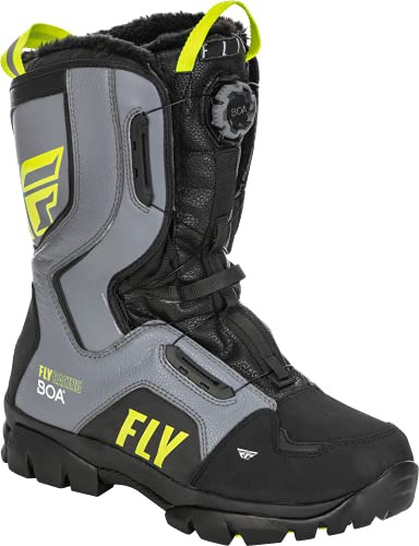 Botas Fly Racing Marker Boa Para Adultos (negro-gris-amarill