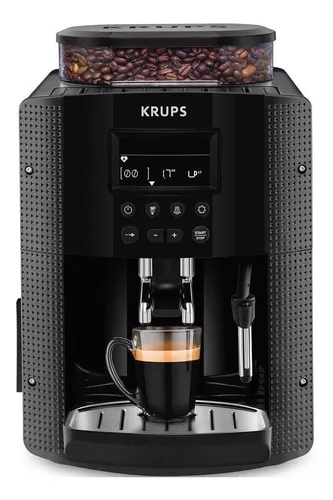 Cafetera Krups Compact Pisa EA815 super automática negra expreso 120V