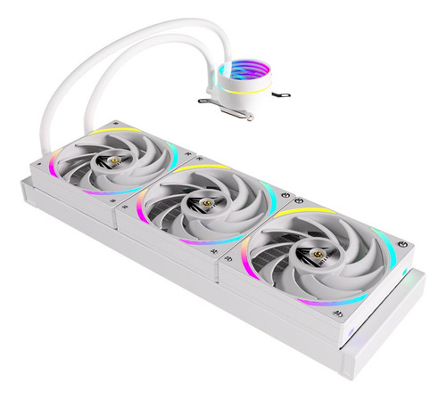 Cooler Cpu Watercooler Formula V Oasis L360 Argb Blanco 360w