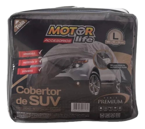 Carpa Cubre Auto Suv Motorlife Multiclima L