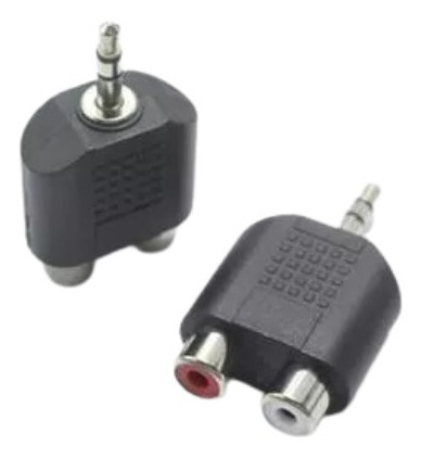 Plug Conector Audio Estereo Pequeño X 2 Jack Rca