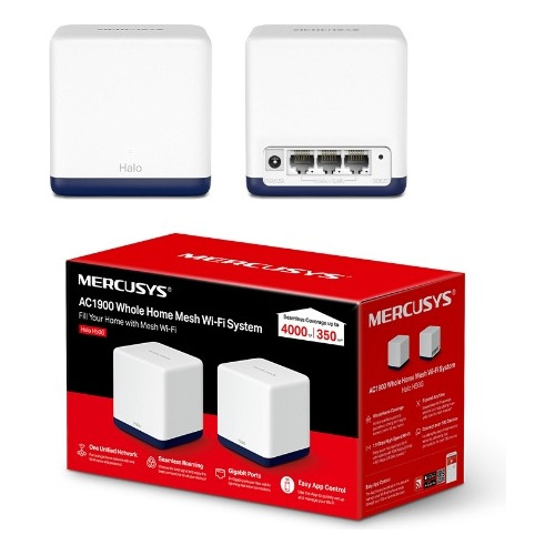 Sistema Mercusys Halo H50g (2-pack) Wi-fi Mesh 