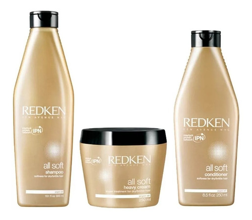 Redken All Soft Mascara + Shampo + Condicionador