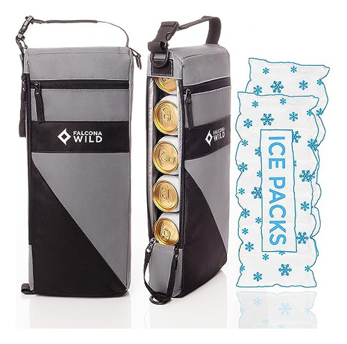 Golf Cooler Bag Plus 2 Ice Packs Keeps Drinks Cold For ...