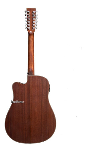 Imagen 2 de 10 de Guitarra Docerola Electroacústica Danwood De Picea Y Caoba