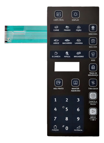 Membrana Teclado Microondas Compativel Electrolux Mi41s Mi41