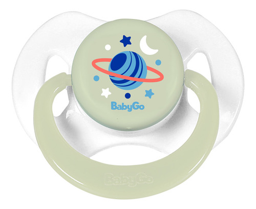 Chupeta T2 Com Capuz E Bico Ortodôntico +6 Meses Nasa Babygo