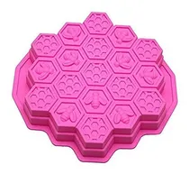 Comprar Agile-shop Abeja Honeycomb Cake Molde Molde Jabón Molde Sili