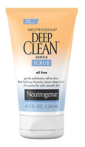 Neutrogena Deep Clean Gentle Scrub, 4.2 Onzas, Suave, Na