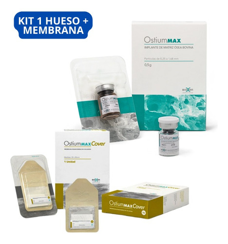 Kit Ostium Max Hueso 0,5g + Ostium Max Cover Membrana