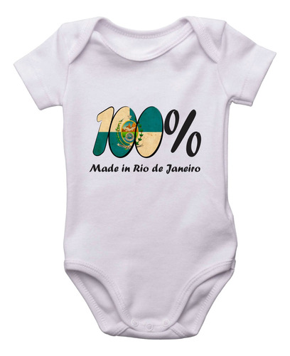 Body Infantil 100% Made In Rio De Janeiro Roupinha Bebê Kids