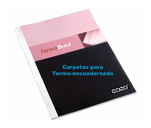 Carpetas Para Termo-encuadernado -15 Mm.x 20 Unidades-oferta