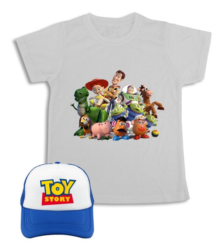 Toy Story Camiseta + Gorra  Combo Para Niños