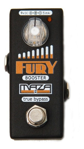 Pedal De Efecto Booster Mazafx Fury Guitarra Bajo