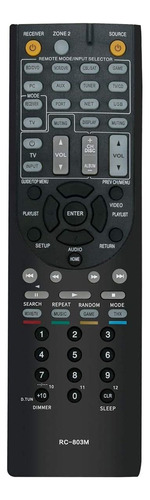 Rc-803m - Mando A Distancia De Repuesto Para Onkyo Av Receiv