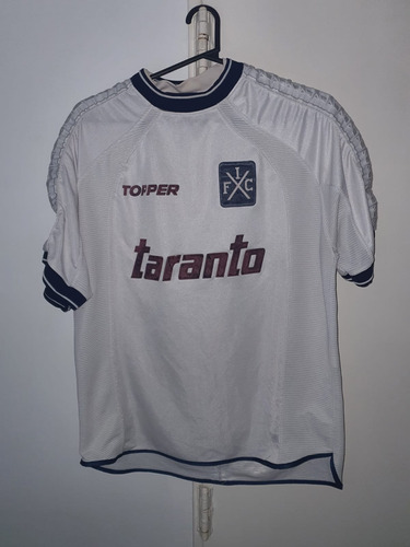 Camiseta Independiente Topper 2002 Taranto Blanca Utileria