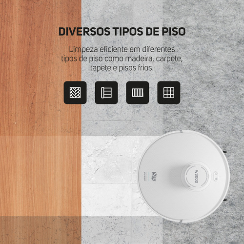 Robô Aspirador Robot W3000 3 Em 1 48w Wap