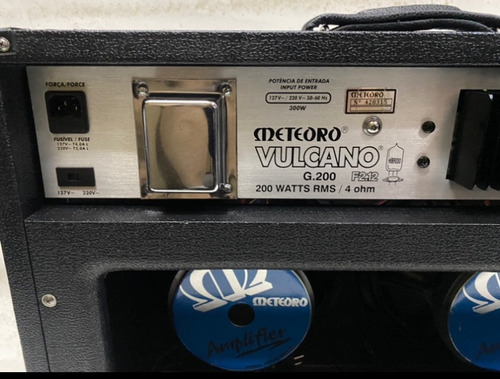 Amplificador Meteoro Vulcano G200 Novo Original Mostruario