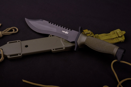 Imagen 2 de 8 de Cuchillo Da Puñal Táctico Survivor Dark Stag - Oso Negro
