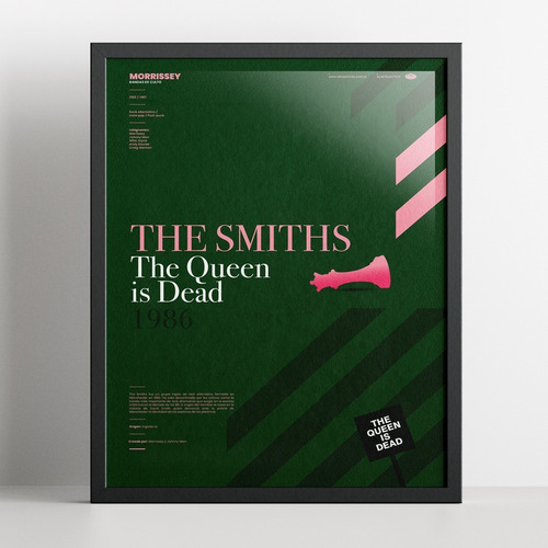 Cuadro 40x50 The Smiths / Morrissey / Lamina Póster