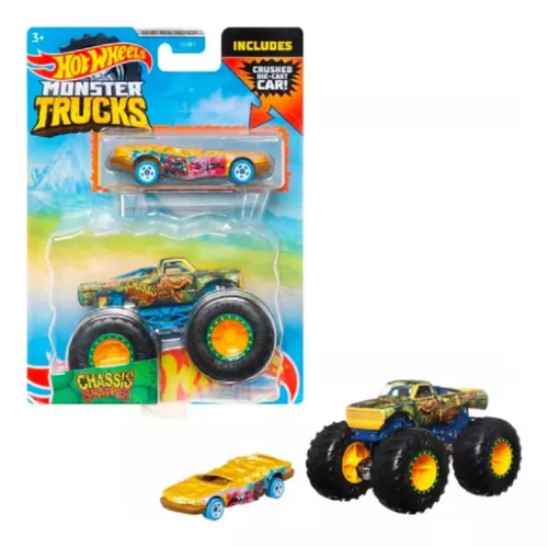 Monster Truck Hot Wheels Escala 1:64 Em Metal - Mattel Grh81