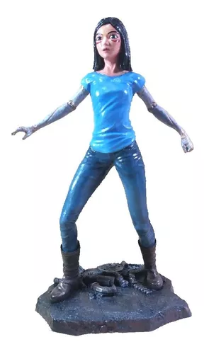 Figura De Alita Battle Angel 23cm Pintada A Mano Estatua