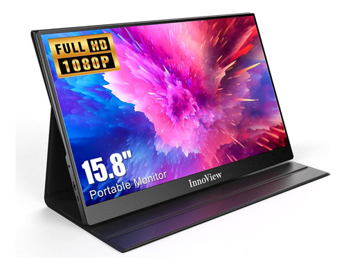 Monitor Portátil Innoview, Hdmi, 1080p, Ips, 15 Pulgadas, Ne