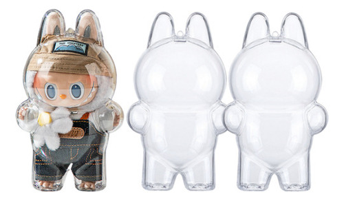 De 2p Funda Protectora Transparente De Plástico Portátil