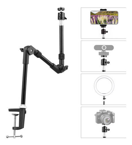 Luz Led Con Obturador Remoto Monopods, Cámara Web, Llena De