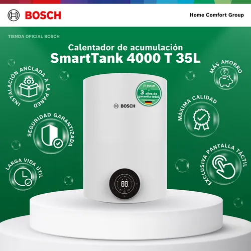 Calentador Eléctrico Acumulación 35l 220v Tronic 4000t Bosch