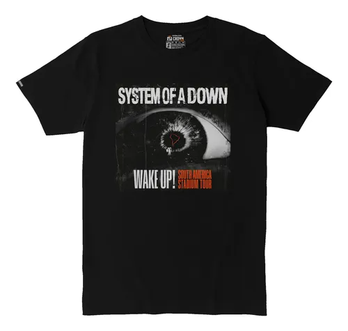 Camiseta Hombre Tc23 System Of A Down Wake Up Tour Ojo Bto