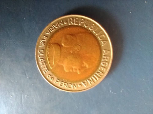 Evita Peron Moneda Argentina 1997 Voto Femenino