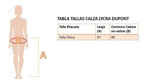 Calza Lycra Deportiva Mujer Tiro Alto Dupont Tela Altobrillo