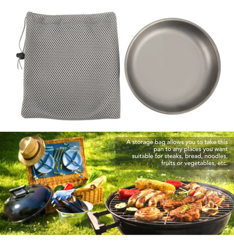 Plato Y Sartén De 7.5 Pulgadas De Diámetro, Ultraligera, Eco