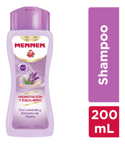 Shampoo Mennen Hidratación Y Equilibrio Lavanda 200 Ml