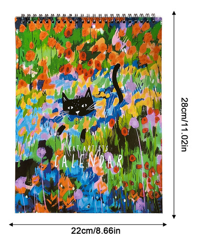 Nuevo Calendario De Pared Para Gatos 2025, Calendario