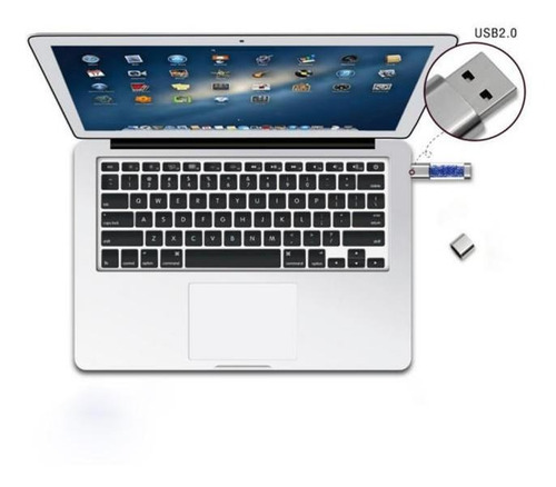 Imagem 5 de 9 de Dispositivo De Armazenamento Usb Azul 8 Gb