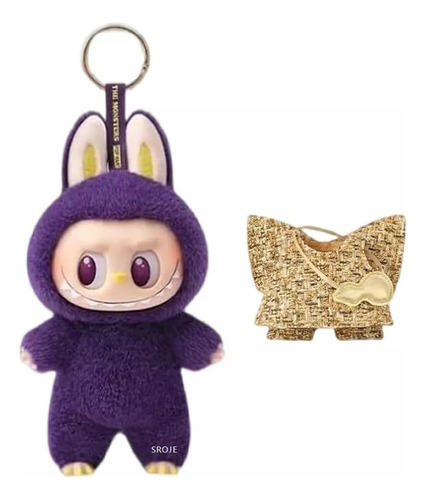 Muñeco Mochila De Wj Labubu Colgante Llavero De Peluche