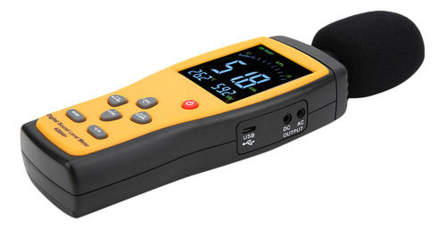 Medidor De Nivel De Sonido Smart Sensor As844+ Lcd Digital D