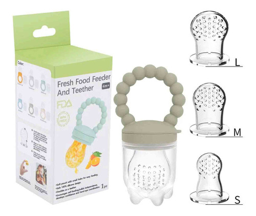 Bolsa De Mascar Y Baby Food Grade Bites Para Comer Fruta Bab