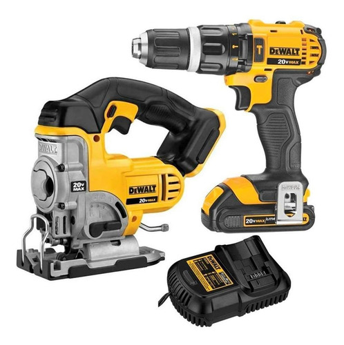 Serra Tico-tico + Furadeira Parafusadeira 20v Dewalt Dck244