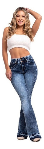 Jeans Para Mujer, Pantalones Acampanados Sexy De Cintura Alt